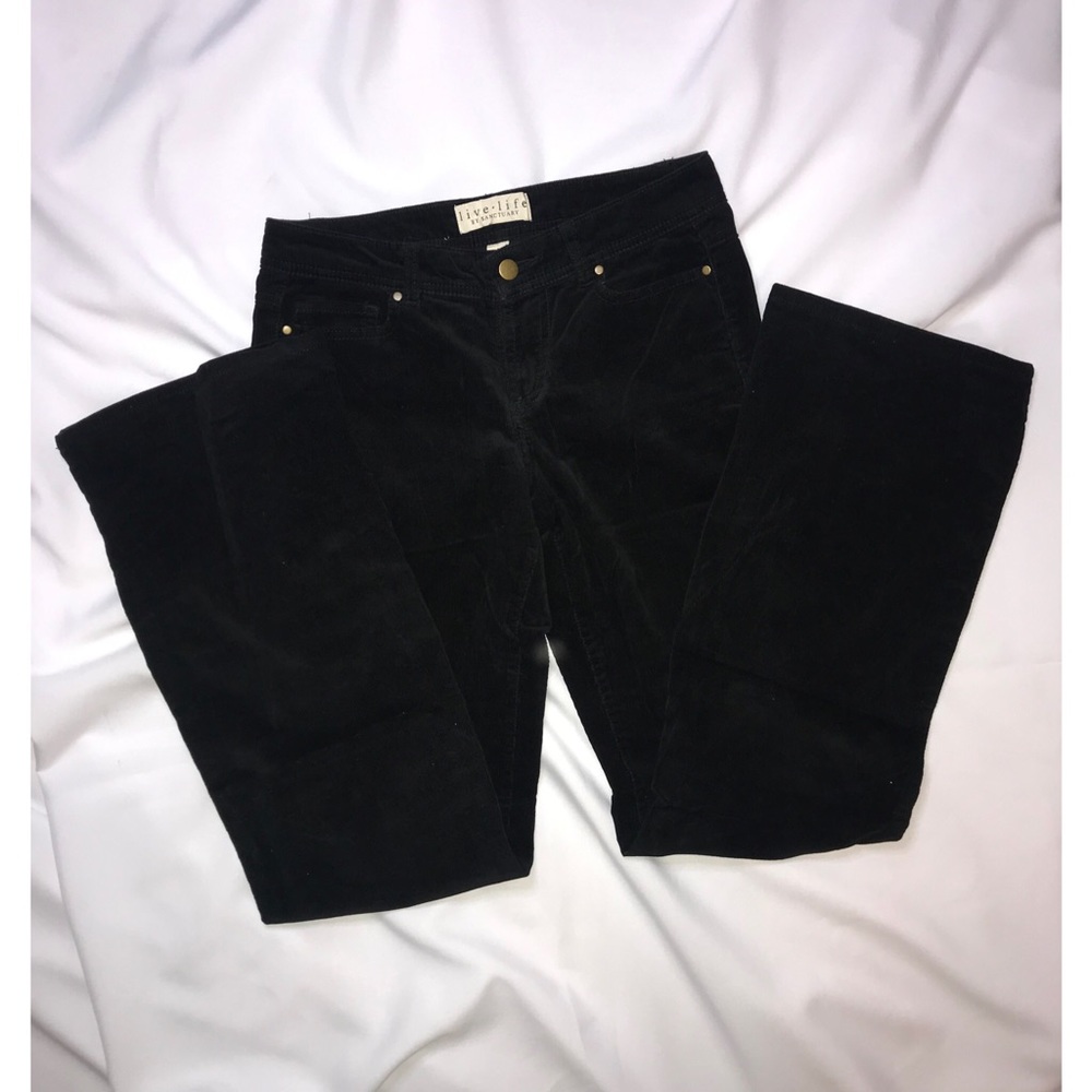 Corduroy flare pants